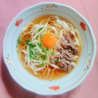 喉越しよい肉玉うどん